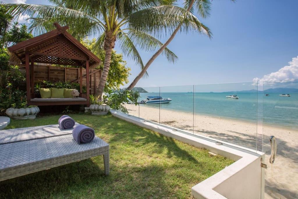 Beachfront Villa Charmant With Private Pool Koh Samui Exterior photo
