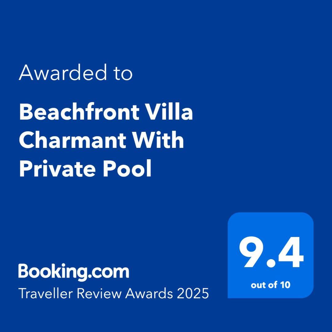 Beachfront Villa Charmant With Private Pool Koh Samui Exterior photo